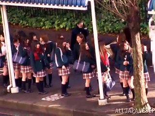 Japanese Teen In Uniform Gets Fucked In A School Teen Video