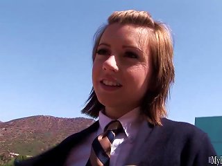 Girlish Slut, Lexi Belle, Plays An 18yearold Schoolgirl, Wearing A Traditional School Girl Teen Video